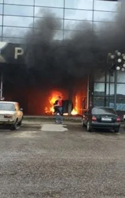 Rusya'da AVM'de yangın çıktı!