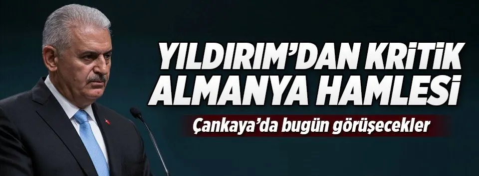 Yıldırım, Alman şirket yöneticileriyle görüşecek