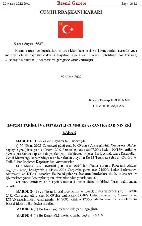 Köprü ve otoyollarda ücretsiz geçiş başladı! Bayramda hangi köprüler ve yollar ücretsiz?-4
