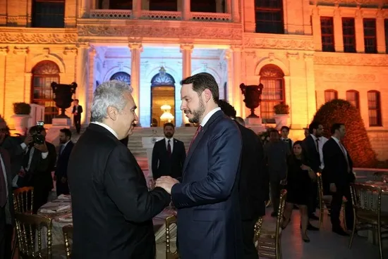 Bakan Albayrak enerji devlerini Dolmabahçe'de ağırladı-3