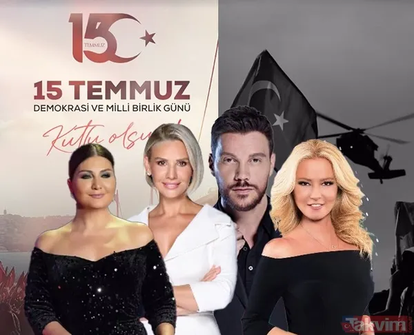 O kara geceyi unutmadılar! Ünlülerden 15 Temmuz mesajı: "Kim bu devleti bölmek isterse karşısında dimdik dururuz!" | Esra Erol, Müge Anlı, Sinan Akçıl... - 1