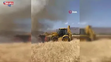 Kelkit’te anız yangını!