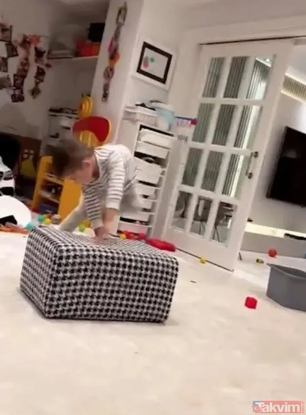 Burak Özçivit küçük oğlu Kerem'i paylaştı! Annesi Fahriye Evcen'den çok babasına benzetildi! Fotoğrafta iki tane Burak var... - 48