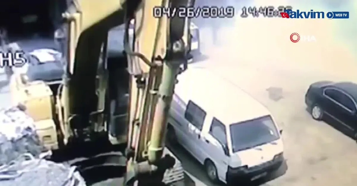 Bursa'daki patlama anı kamerada