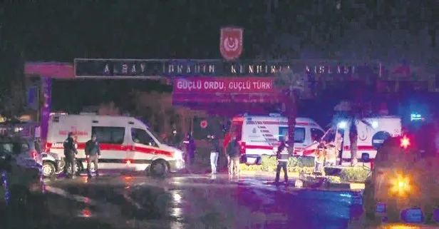 Kışlada yangın paniği