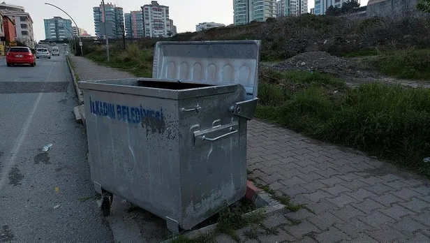 Samsun'da silahlı saldırıda yaralanan adamı çöp konteyneri kurtardı!-2