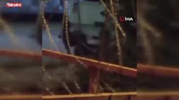 Arnavutköy'de ata şiddet kamerada!
