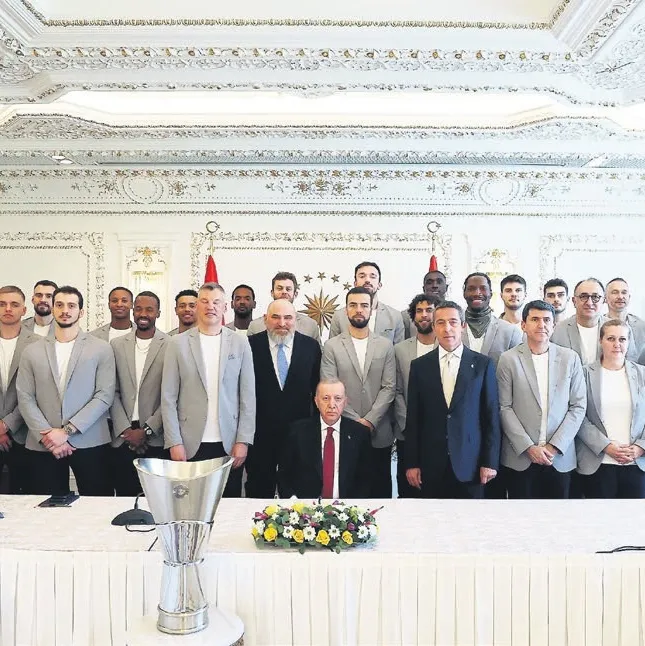 Başkan Erdoğan F.Bahçe’yi kabul etti