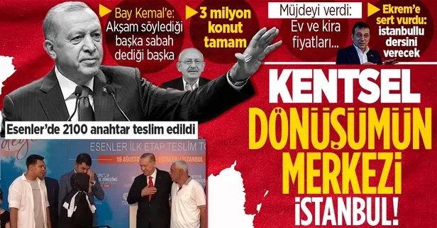 Türkiye’de ilk akıllı ve güvenli dönüşüm projesi! Başkan Erdoğan’dan önemli açıklamalar