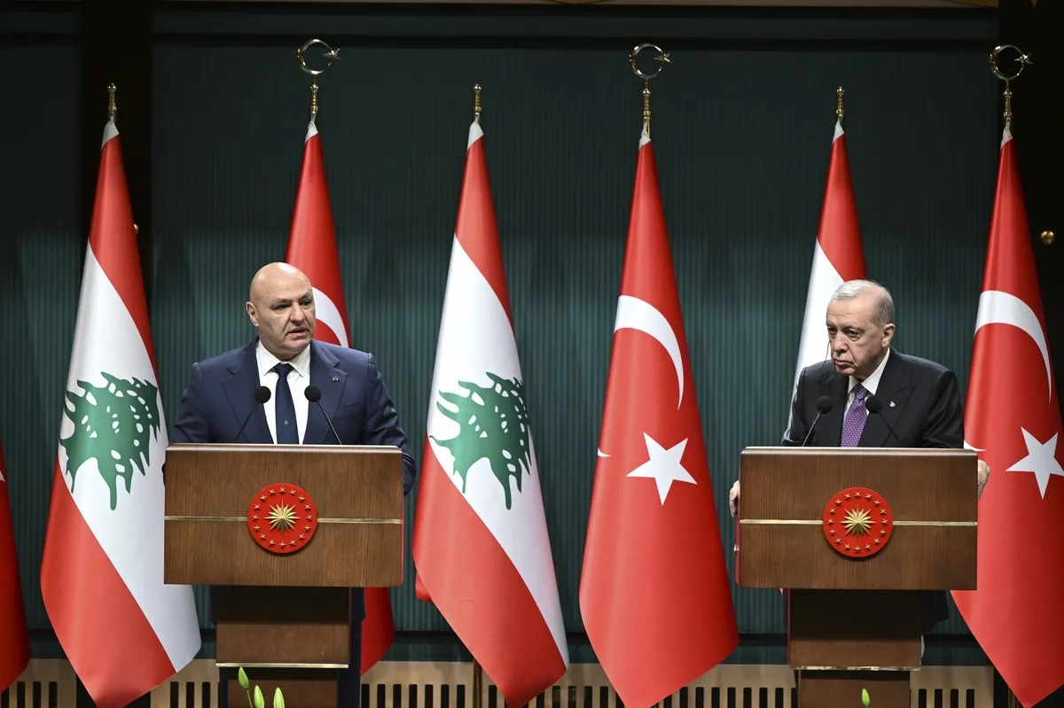 Külliye’de Türkiye-Lübnan zirvesi! Başkan Erdoğan’dan İsrail’e sert tepki: İnsanlık suçu işliyor-3