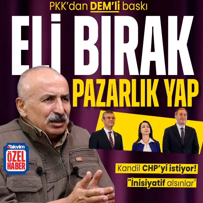 PKKdan DEMe Uzatılan eli bırak pazarlık yap baskısı! Kandil CHPyi istiyor... Mustafa Karasu açık açık İnisiyatif alsınlar dedi