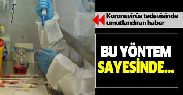 Koronavirüs tedavisinde umutlandıran haber! Bu yöntem sayesinde...-1