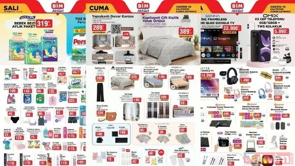 Bim'in 2 - 5 Eylül 2025 Aktüel Ürünler Kataloğu Teknoloji, Ev Tekstili, Mutfak Ve Gıda Fırsatlarını Bir Arada Sunuyor. Philips Markalı Süpürge Ve Buhar Kazanlı...