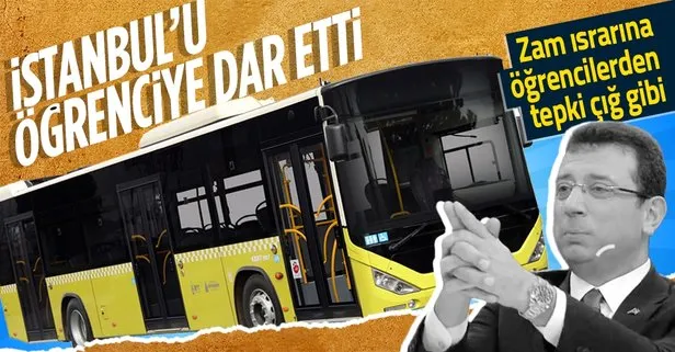 İmamoğlu’na öğrencilerin tepkisi sürüyor