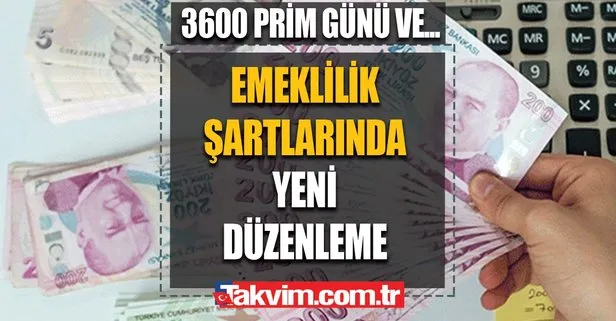 Emeklilik şartlarında yeni düzenleme müjdesi!