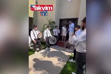 Ebru Gündeş'in düğün konvoyundaki görüntüleri ortaya çıktı