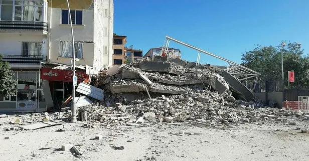 Malatya'da korkunç olay! Yıkım sırasında çöktü