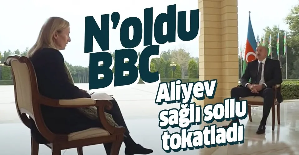 Aliyev'den BBC muhabirine tokat gibi cevap