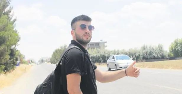Üniversite öğrencisi genç otostopla 36 il gezdi