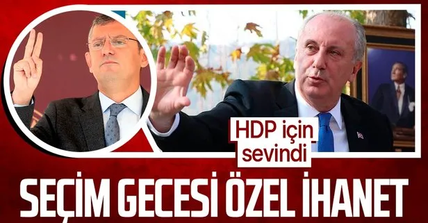 CHP’li Özgür Özel’in, Muharrem İnce yüksek oy alınca üzüldüğü, HDP’nin ise barajı geçtiği için sevindiği ortaya çıktı