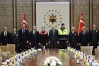 Başkan Erdoğan Türk Polis Teşkilatı heyetini ve İçişleri Bakanı Ali Yerlikaya'yı kabul etti: "Alçak iftiralara müsaade edemeyiz"