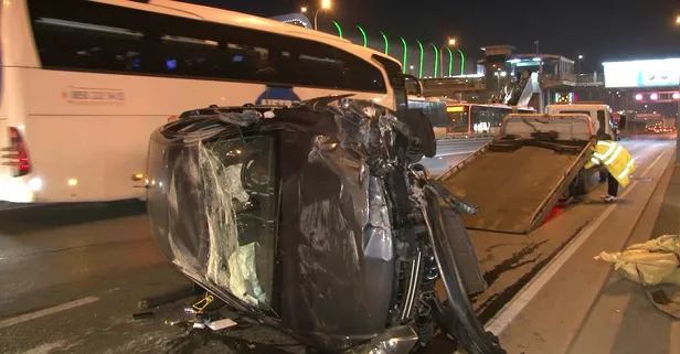 Makas atan otomobil dehşet saçtı: 1 yaralı