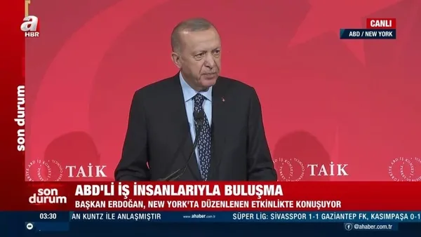 Son dakika: Başkan Erdoğan'dan ABD'de önemli açıklamalar: Türkiye ile ABD arasında ticaret hacmi 25 milyar dolara çıkacak-1