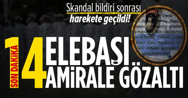 Skandal bildiri sonrası harekete geçildi