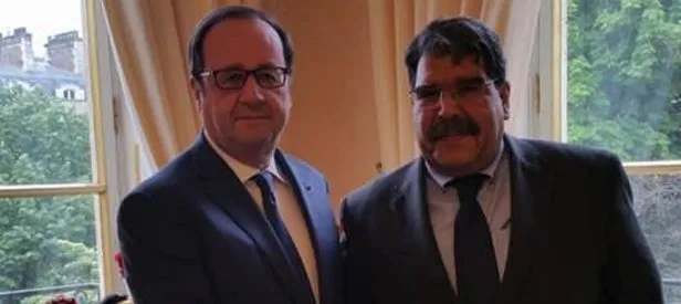 Terörist başını sarayda ağırladılar