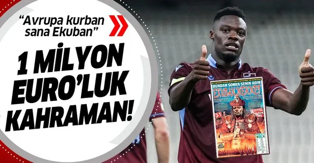 AEK’yı yıkan Caleb Ekuban Trabzon’da kahraman ilan edildi