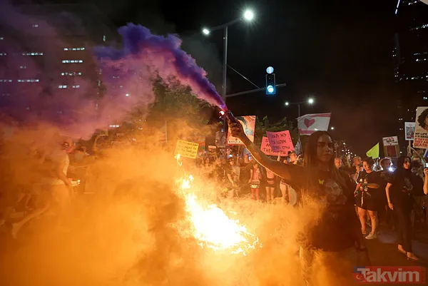 Netanyahu'ya tepkiler dinmiyor! On binlerce İsrailli sokaklara akın etti! Ana yollları trafiğe kapattılar - 6