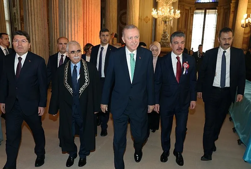 Erdoğan Dolmabahçe’de kabul etti