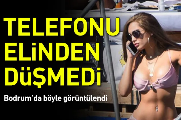 Buse Narcı'nın deniz sefası