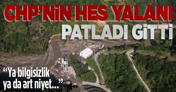 CHP Genel Başkan Yardımcısı Ali Öztunç'un 'HES' iddiasına Çevre ve Şehircilik Bakanlığı'ndan yalanlama!