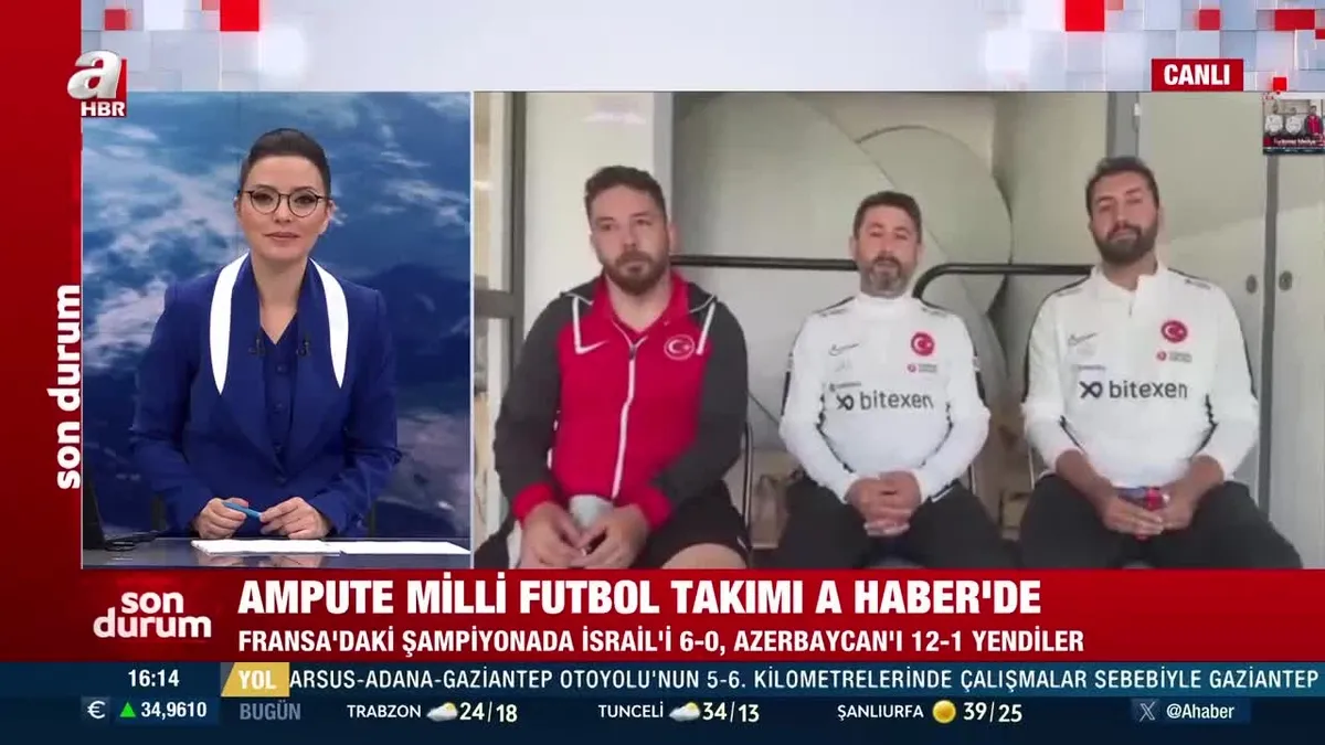 Ampute Milli Futbol Takımı A Haber'de!
