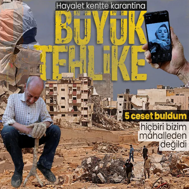 Libyanın doğusundaki hükümet selin en çok etkilediği Dernede karantina uygulayacak! Kurtulanlar yaşadıkları dehşeti unutamıyor