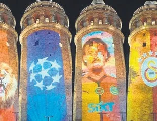 Galata’da görsel şölen