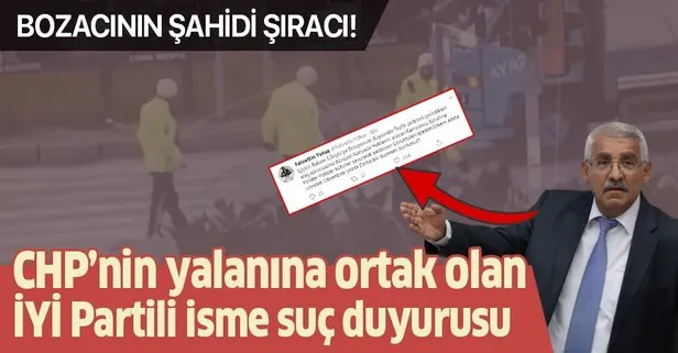 Son dakika: CHP’nin yalanına ortak olan İYİ Partili Fahrettin Yokuş’a suç duyurusu!