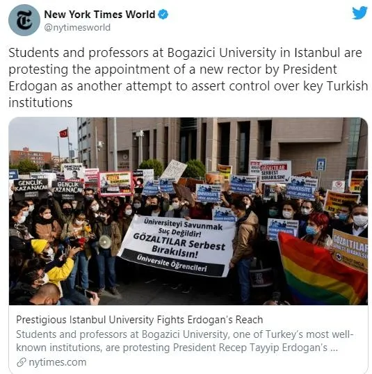 Amerikan New York Times gazetesinden Boğaziçi'ndeki provokasyonu ateşleme çabası! İkiyüzlülük ifşa oldu-3