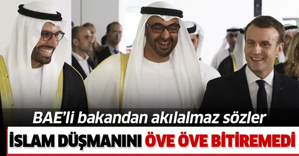 BAE'nin Dışişlerinden Sorumlu Devlet Bakanı Karakaş'tan İslam düşmanı Macron’a destek
