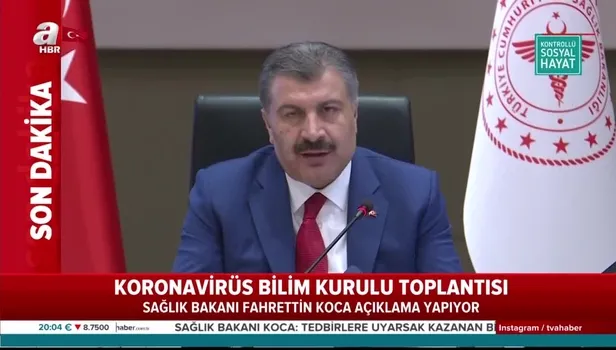 Son dakika: Sağlık Bakanı Fahrettin Koca’dan Bilim Kurulu toplantısı sonrası önemli açıklamalar
