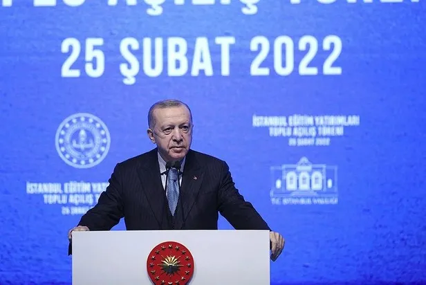 Son dakika: Başkan Erdoğan'dan İstanbul Eğitim Yatırımları Toplu Açılış Töreni'nde önemli açıklamalar-1