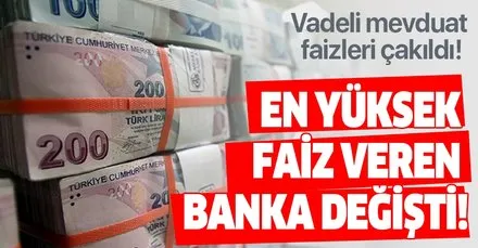 vadeli mevduat faizleri haberleri son