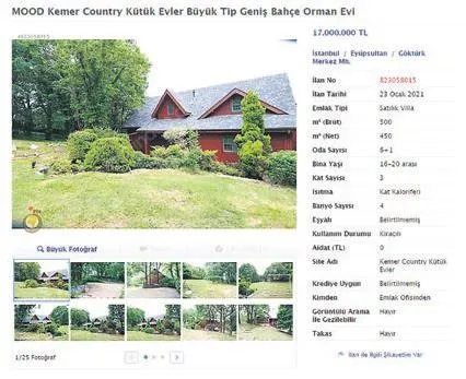Kıvanç Tatlıtuğ'dan Bensu Soral'a Funda Arar'dan Rachel Araz'a... Kemer Country'deki evlerin bedeli 17 milyon TL-13
