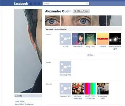 Yaratıcı, yeni Facebook profilleri