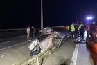 Çanakkale'de direğe çarpan otomobil ikiye ayrıldı: 2 kişi hayatını kaybetti