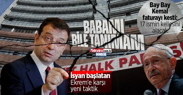 CHP’de baba-oğul kavgası başladı! Ekrem İmamoğlu 40 ilin desteğini aldı, Kemal Kılıçdaroğlu MYK temizliğine hazırlanıyor
