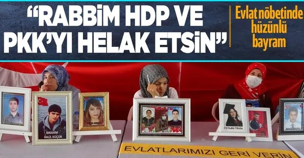 Çocukları PKK tarafından kaçırılan evlat nöbetindeki aileler Kurban Bayramı’na hüzünlü girdi