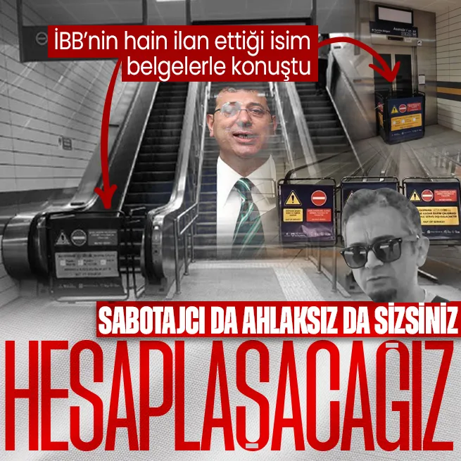 İBBnin yürümeyen merdiven skandalını örtbas etmek için sabotajcı dediği Tarkan Semiz konuştu: Yargı önünde hesaplaşacağız