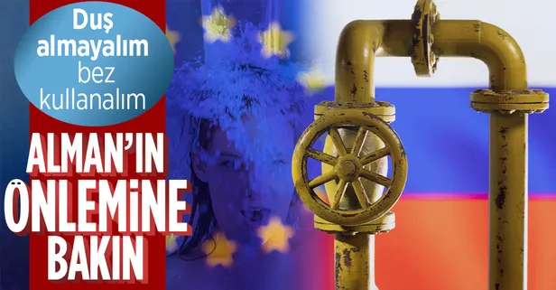 Almanya'da tasarruf önerisi: Duş almayın bez kullanın